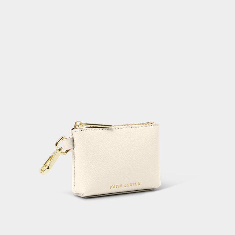 Katie Loxton Evie Clip On Coin Purse Cream