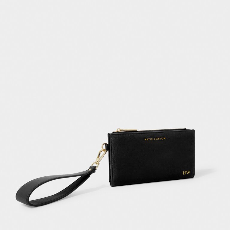 Katie Loxton Zana Wristlet Purse Black