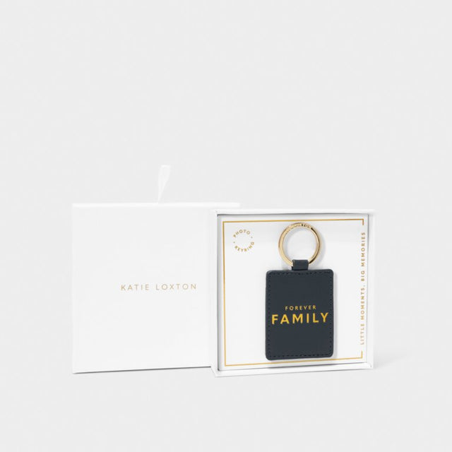 Katie Loxton Family Boxed Keyring - Navy