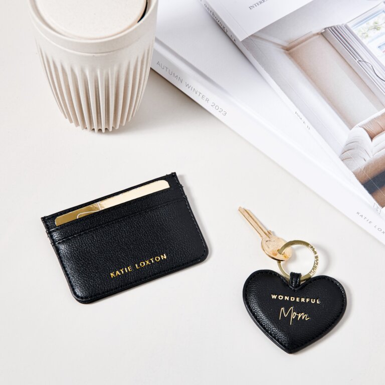 Kl Keyring And Card Holder Set Mum Blac