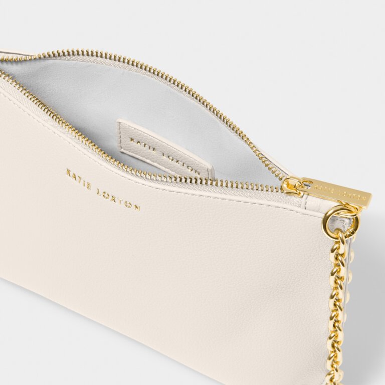 Katie Loxton Astrid Clutch Off White