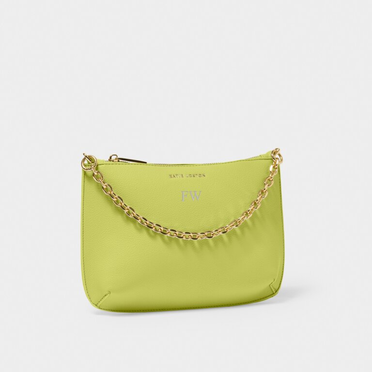 Katie Loxton Astrid Clutch Bag Lime Green