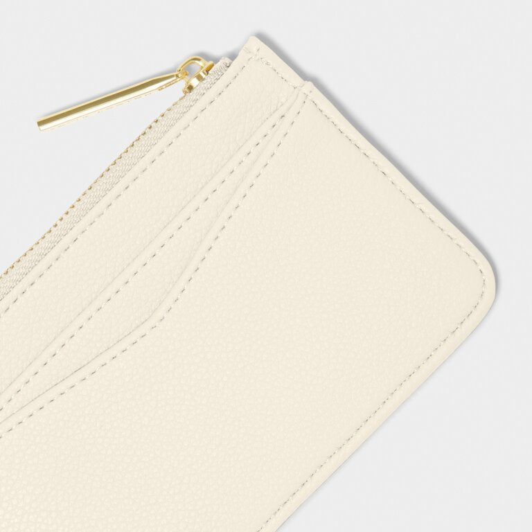 Katie Loxton Hana Card Holder Ecru