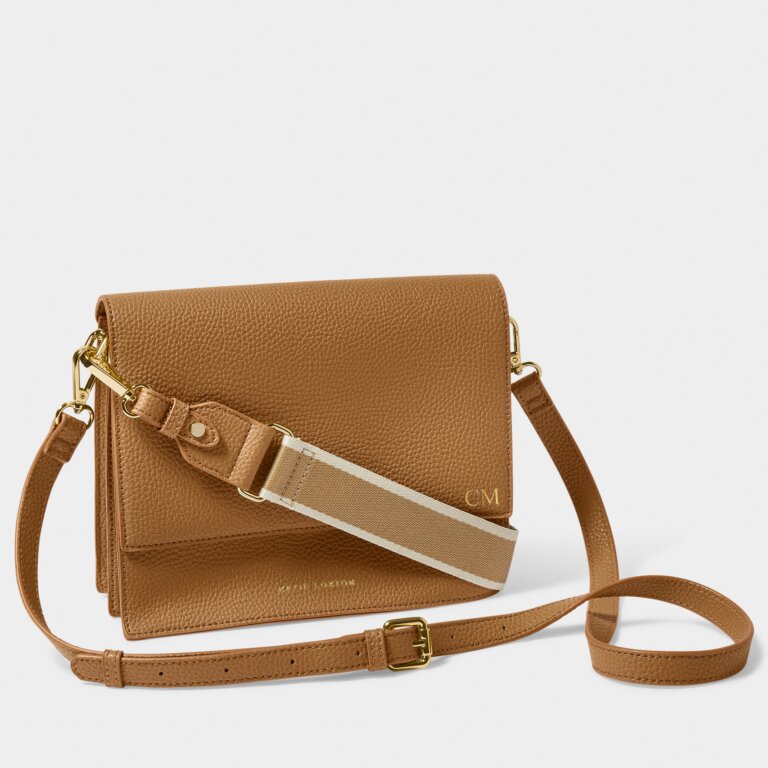 Katie Loxton Orla Canvas Strap Cross-Body Bag Tan