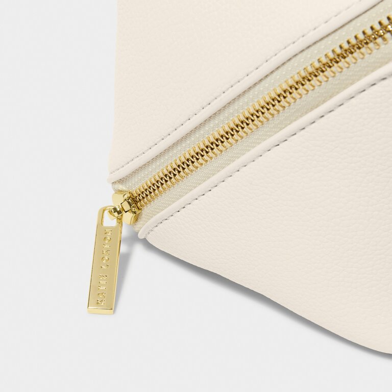 Katie Loxton Large Makeup Bag Off-White