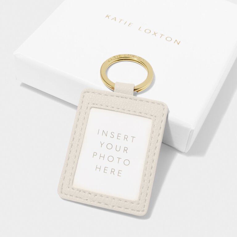 Katie Loxton Mum Boxed Keyring Off-White