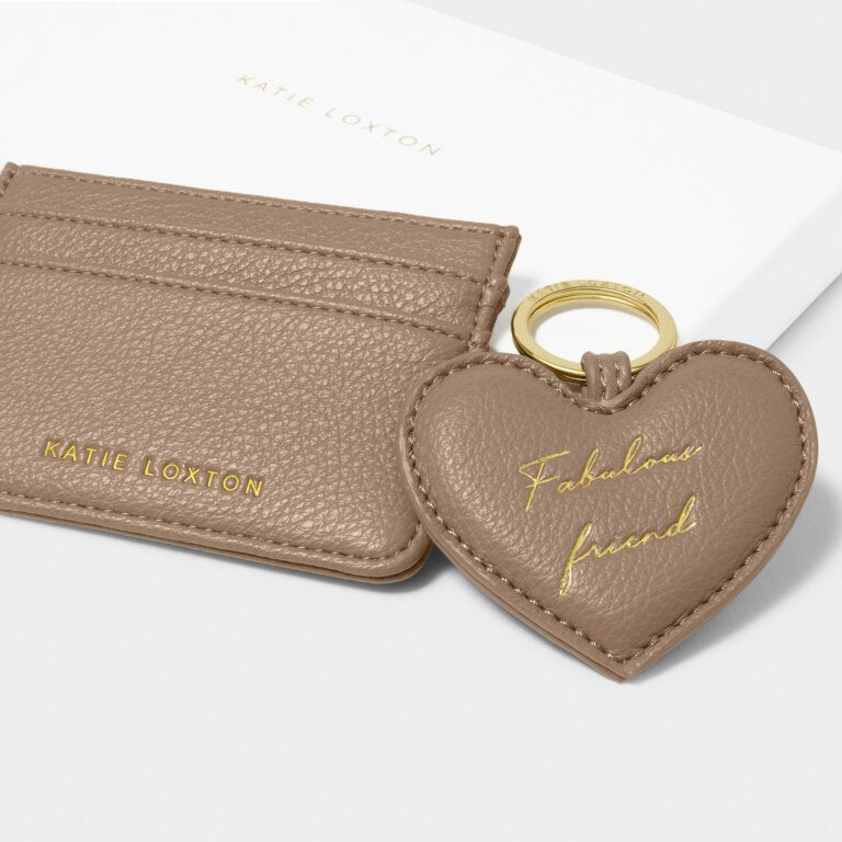 Katie Loxton Heart Keyring & Card Holder Set - Fabulo