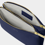 Katie Loxton Midnight Blue Duo Pouch with Canvas Strap