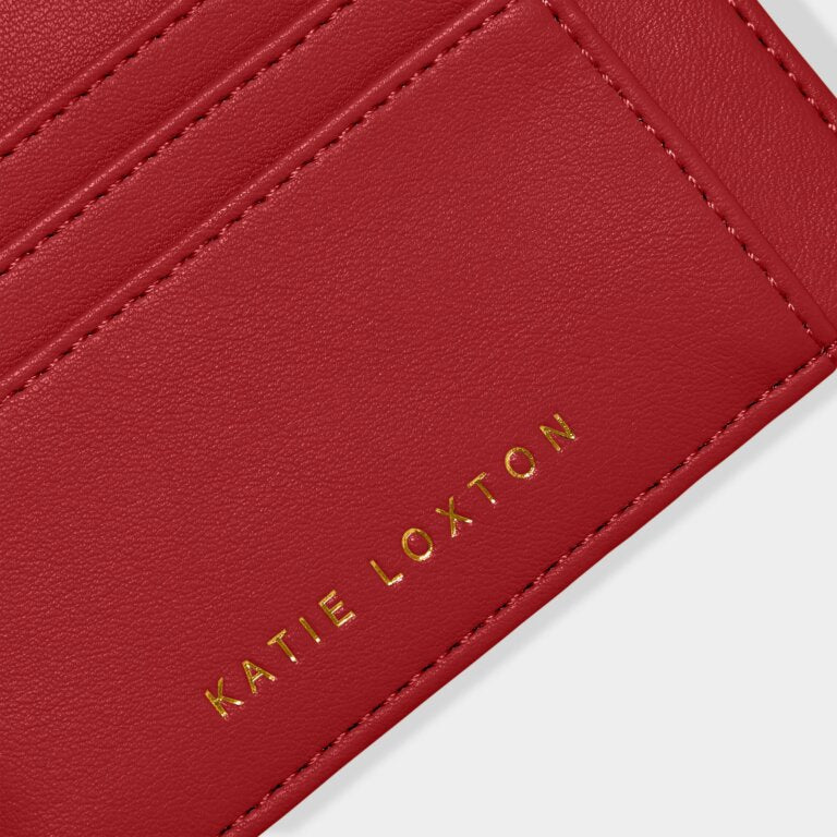 Katie Loxton Lily Cardholder Garnet Red