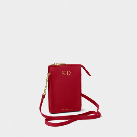 Katie Loxton Zana Slim Crossbody Bag Garnet Red