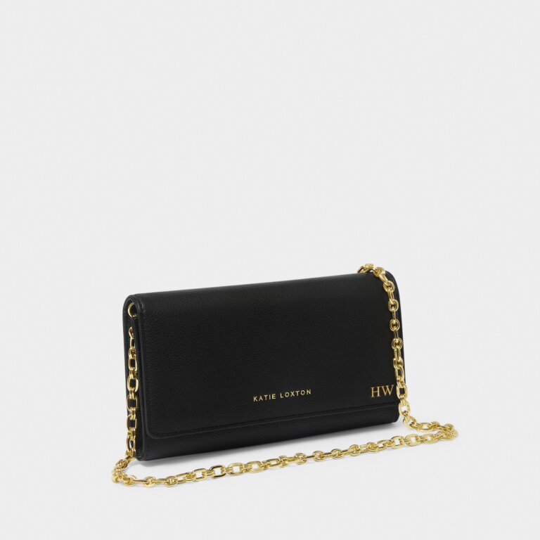 Katie Loxton Rubi Chain Crossbody Purse Black