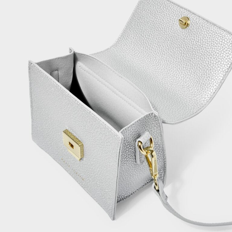 Katie Loxton Orla Mini Crossbody Bag Silver