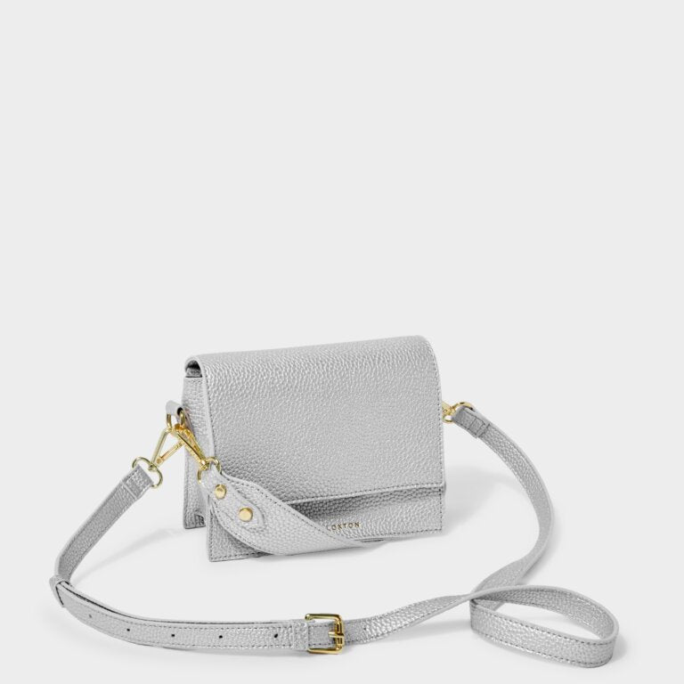 Katie Loxton Orla Mini Crossbody Bag Silver