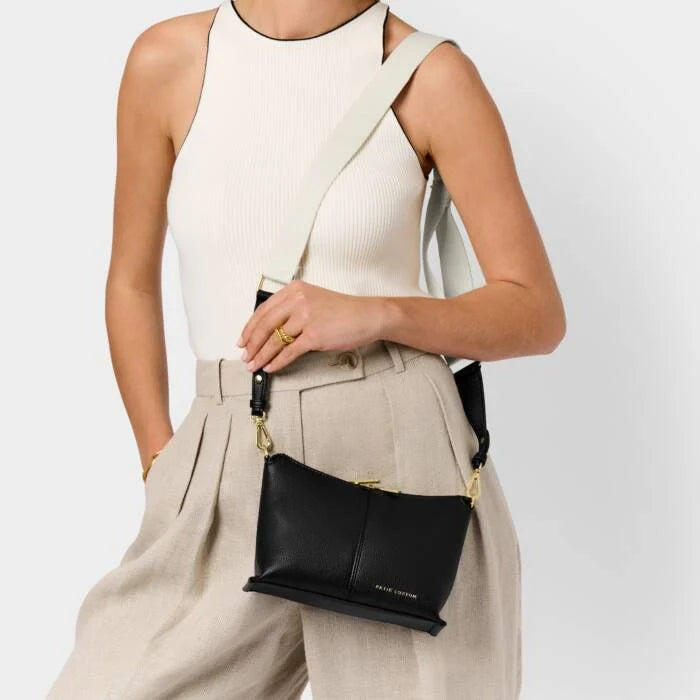 Laila Slouch Crossbody Bag - Black