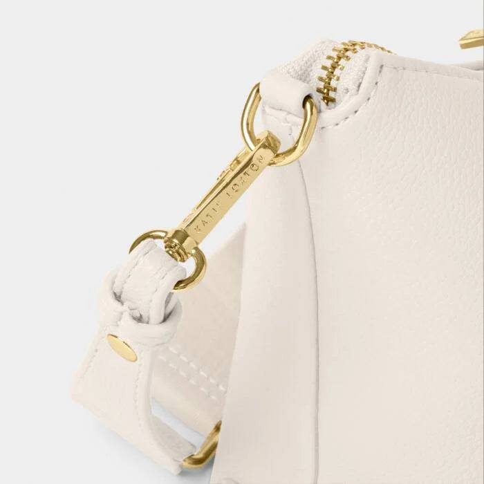 KL Laila Slouch Crossbody Bag - Off White