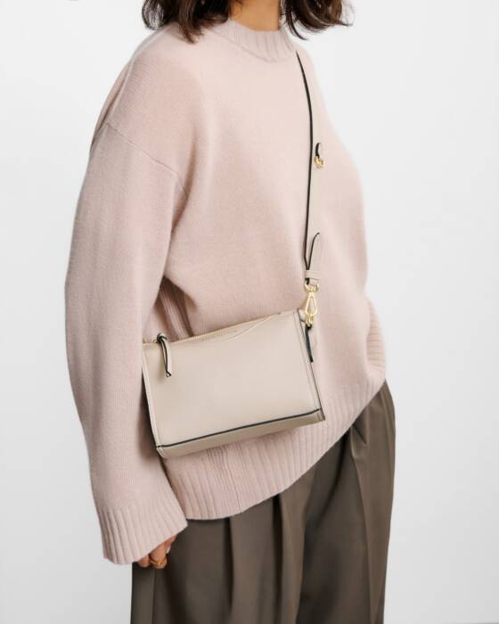 Katie Loxton Alba Crossbody Bag - OYSTER