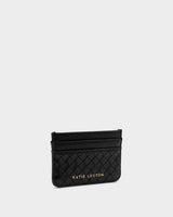 Katie Loxton Nova Woven Cardholder - Black