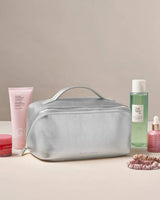 Katie Loxton Medium Fold Out Make Up / Wash Bag - Silver