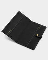 Katie Loxton Sentiment Travel Wallet - Jet. Set. Go - Black