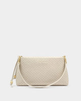 Katie Loxton Nova Small Shoulder Woven Bag Oyster