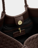 Katie Loxton Nova Shoulder Tote Bag Chocolate