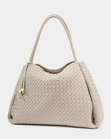 Katie Loxton Nova Hand Woven Large Shoulder Bag Oyster