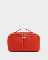 Katie Loxton Soho Large Make Up/Wash Bag - Deep Orange