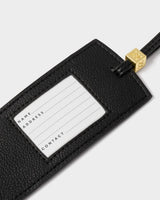 Katie Loxton Luggage Tag - Jet. Set. Go - Black