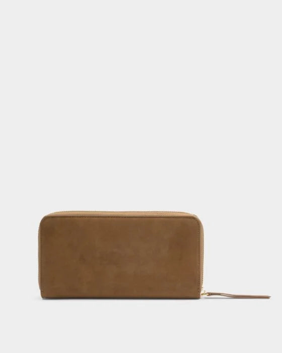 Katie Loxton Large Purse - Caramel Suedette with Eyelets