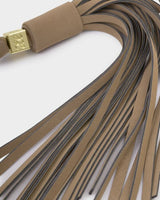 Katie Loxton Oversized tassel Bag Charm - Taupe Suedette
