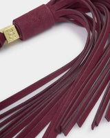 Katie Loxton Oversized Tassel Bag Charm - Cherry Suedette
