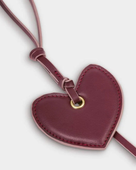 Katie Loxton Amour Heart Bag Charm - Cherry