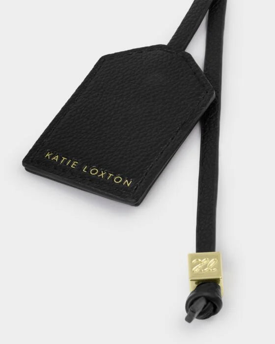 Katie Loxton Sentiment Keyring - One In A Million - Black