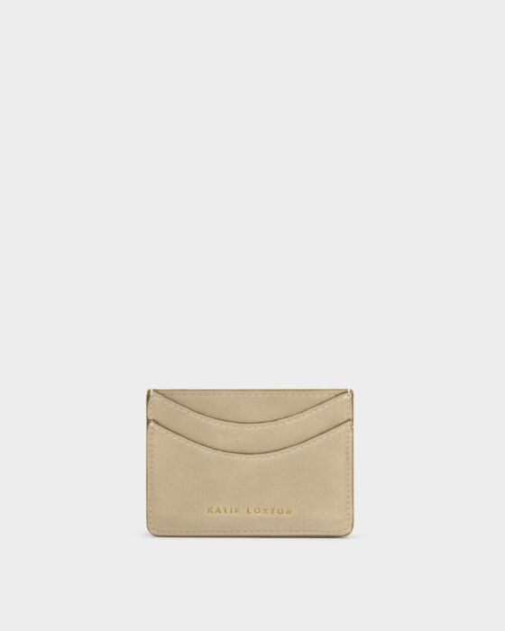 Katie Loxton Alba Cardholder - Desert Sand Suedette