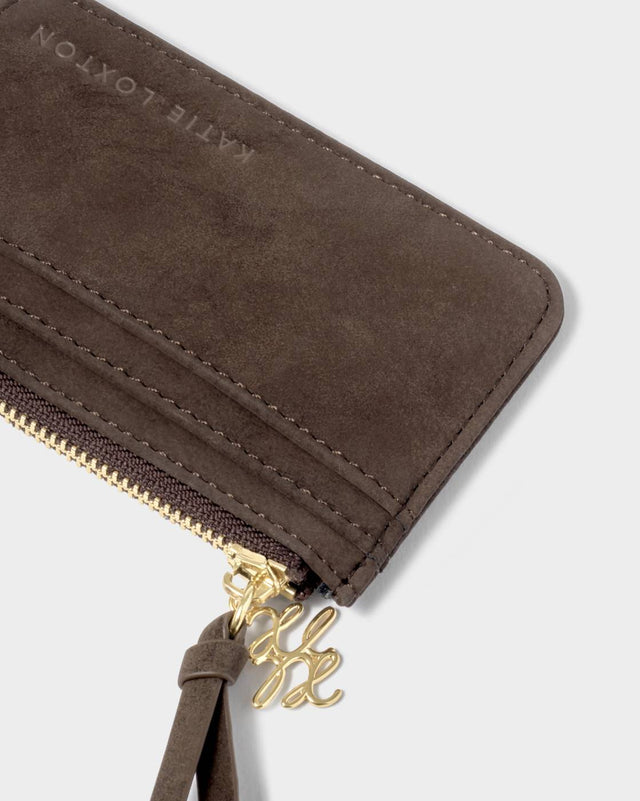 Katie Loxton Gift Boxed Coin & Cardholder - Chocolate