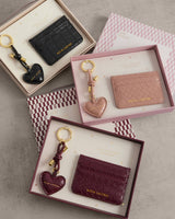 Katie Loxton Gift Boxed Keyring And Cardholder Set - Nude Pink