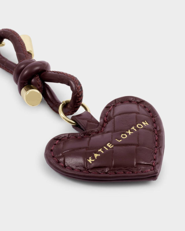 Katie Loxton Gift Boxed Keyring And Cardholder Set - Cherry