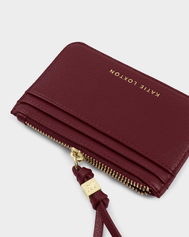Katie Loxton Lottie Coin & Cardholder - Cherry
