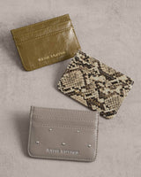 Katie Loxton Avery Cardholder - Silver Mink Studded