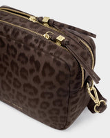 Katie Loxton Lottie Large Crossbody - Chocolate Leopard