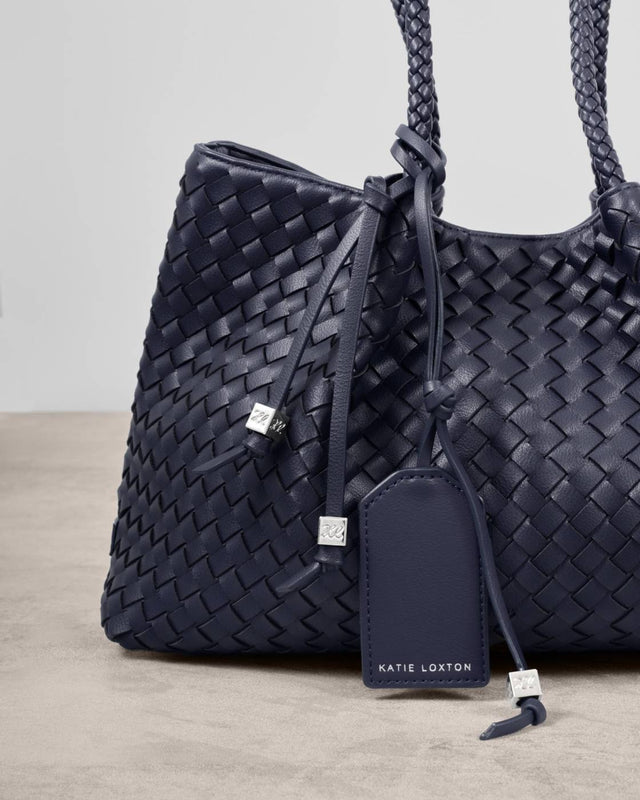 Katie Loxton Nova Small Shoulder Tote - Navy