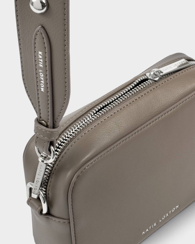 Katie Loxton Avery Small Crossbody Bag - Silver Mink