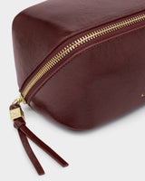 Katie Loxton Fold-Out Mirror Make Up Bag - Cherry