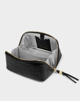 Katie Loxton Fold-Out Mirror Make Up Bag - Black