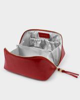 Katie Loxton Soho Medium Make Up / Wash Bag - Crimson