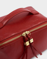 Katie Loxton Soho Medium Make Up / Wash Bag - Crimson