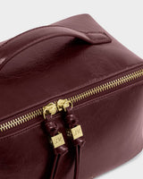 Katie Loxton Soho Medium Make Up / Wash Bag - Cherry