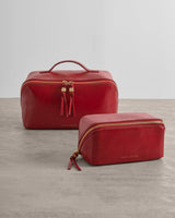 Katie Loxton Soho Large Make Up / Wash Bag - Crimson