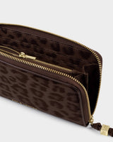 Katie Loxton Large Purse - Chocolate Leopard