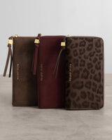 Katie Loxton Large Purse - Chocolate Leopard